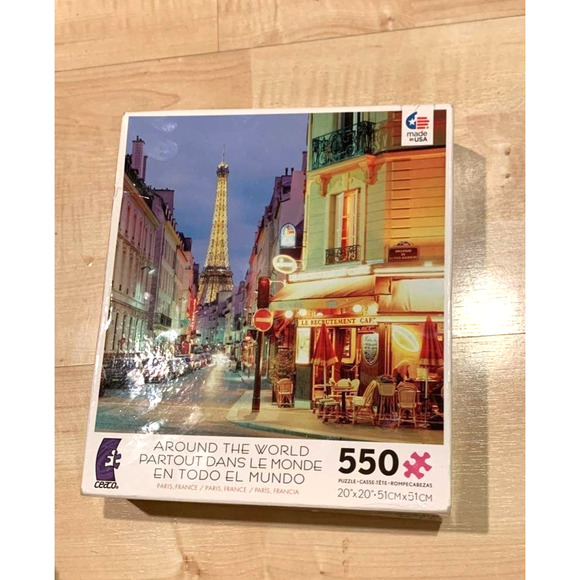 Paris, France Around the World 550 Piece Puzzle Never been opened - Picture 4 of 5